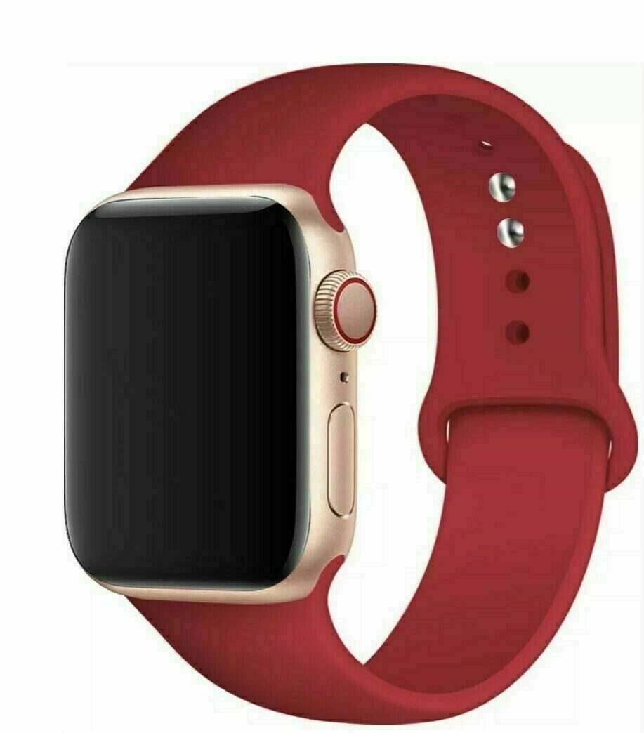 Apple Watch Silikon Sport Armband 38 40 41 42 Serie 1 -10