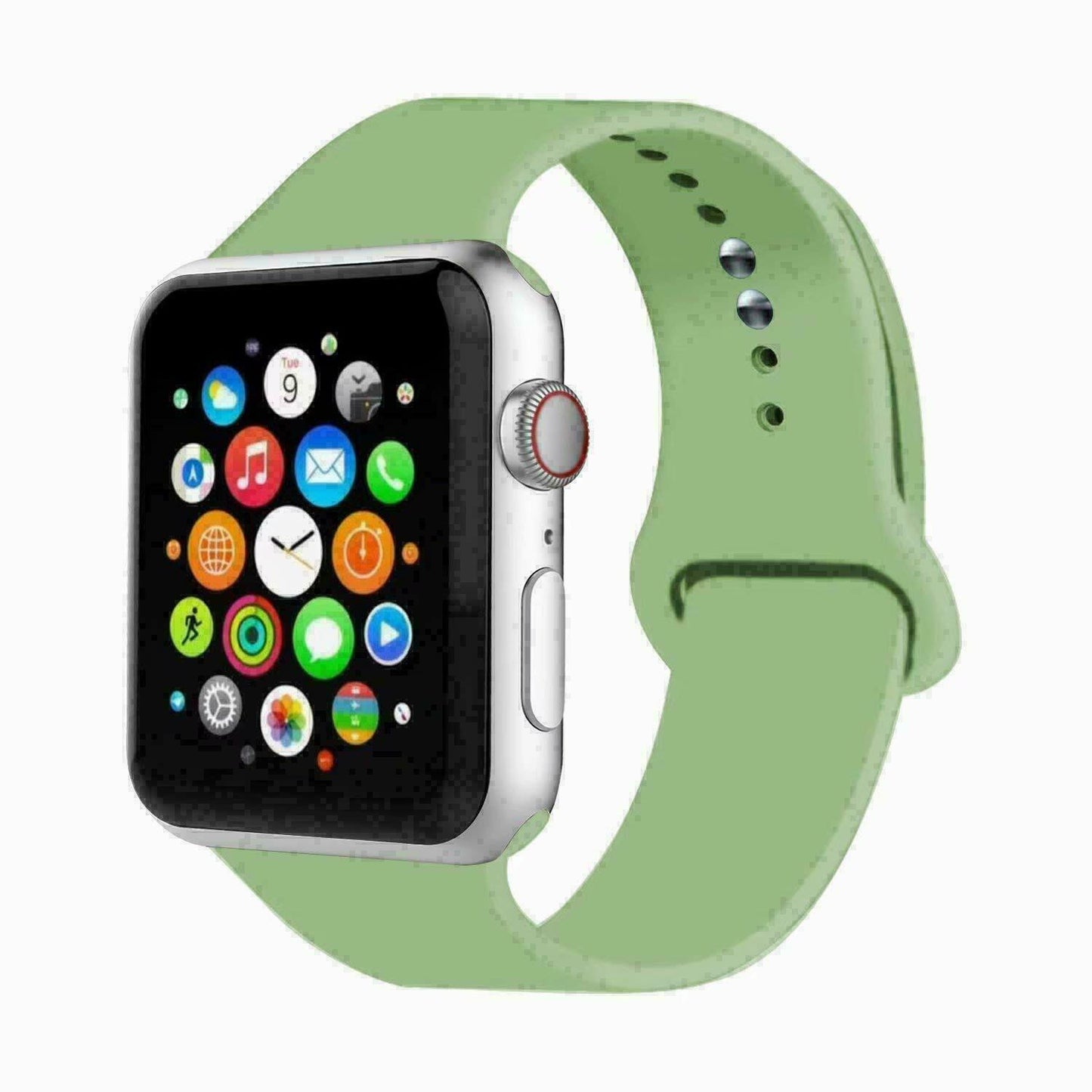 Apple Watch Silikon Sport Armband 38 40 41 42 Serie 1 -10