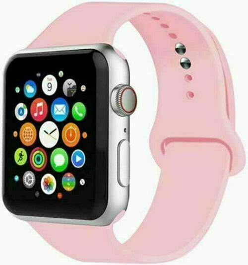 Apple Watch Silikon Sport Armband 42 44 45 46 mm Serie 1 - 10