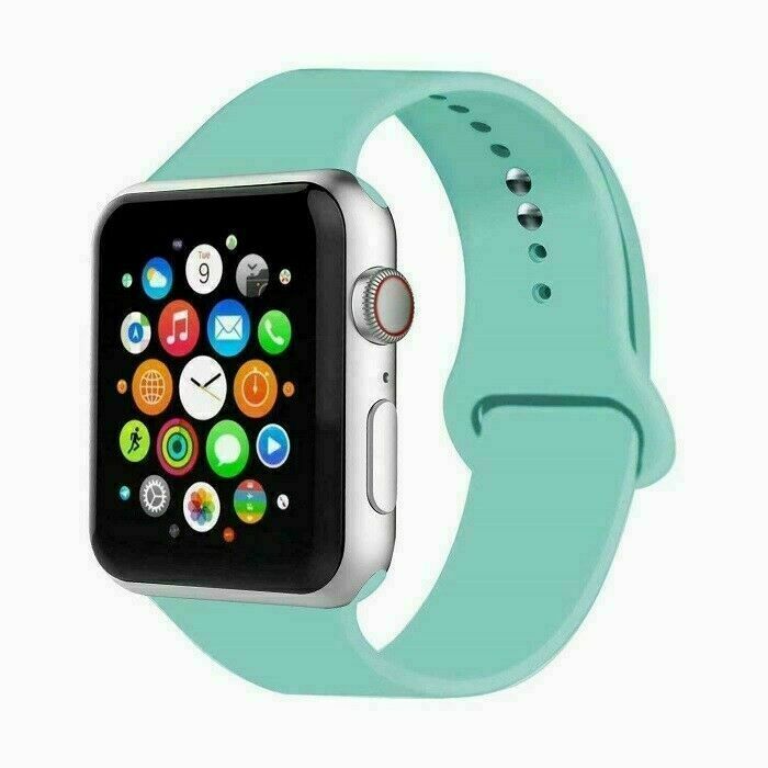 Apple Watch Silikon Sport Armband 42 44 45 46 mm Serie 1 - 10