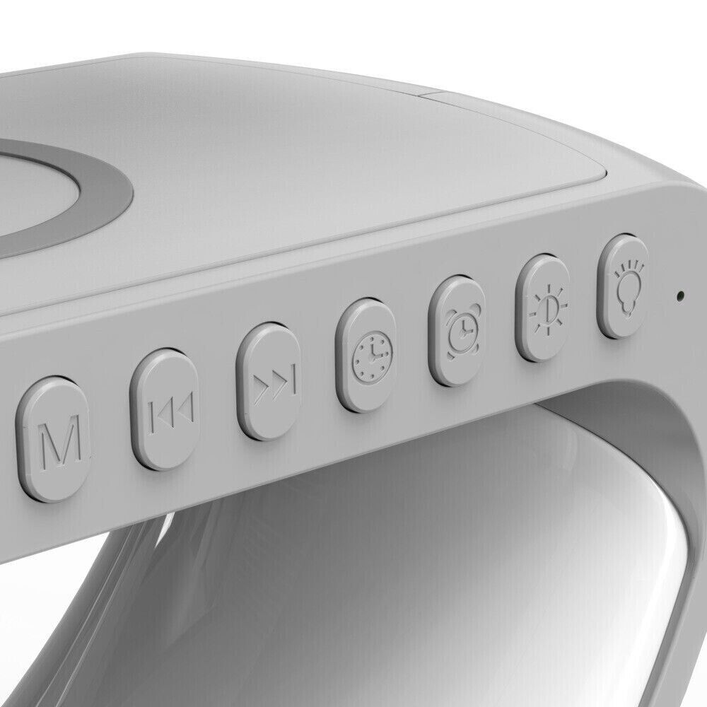 LED MagSafe Ladestation | Atmosphärenlampe | Bluetooth, Audio, Wecker (kabellos)