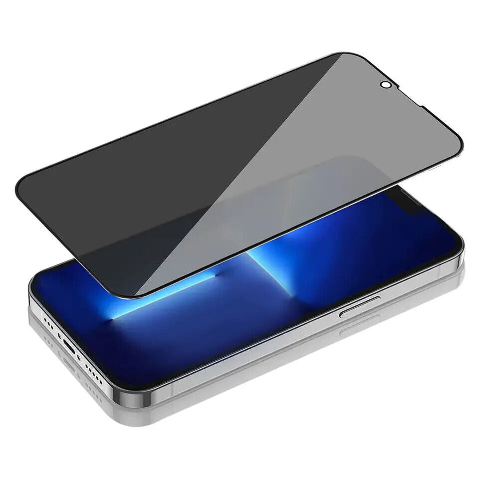 2x Panzerglas Privacy Blickschutz für iPhone 12 Pro Max Mini Sichtschutz 9H Glas