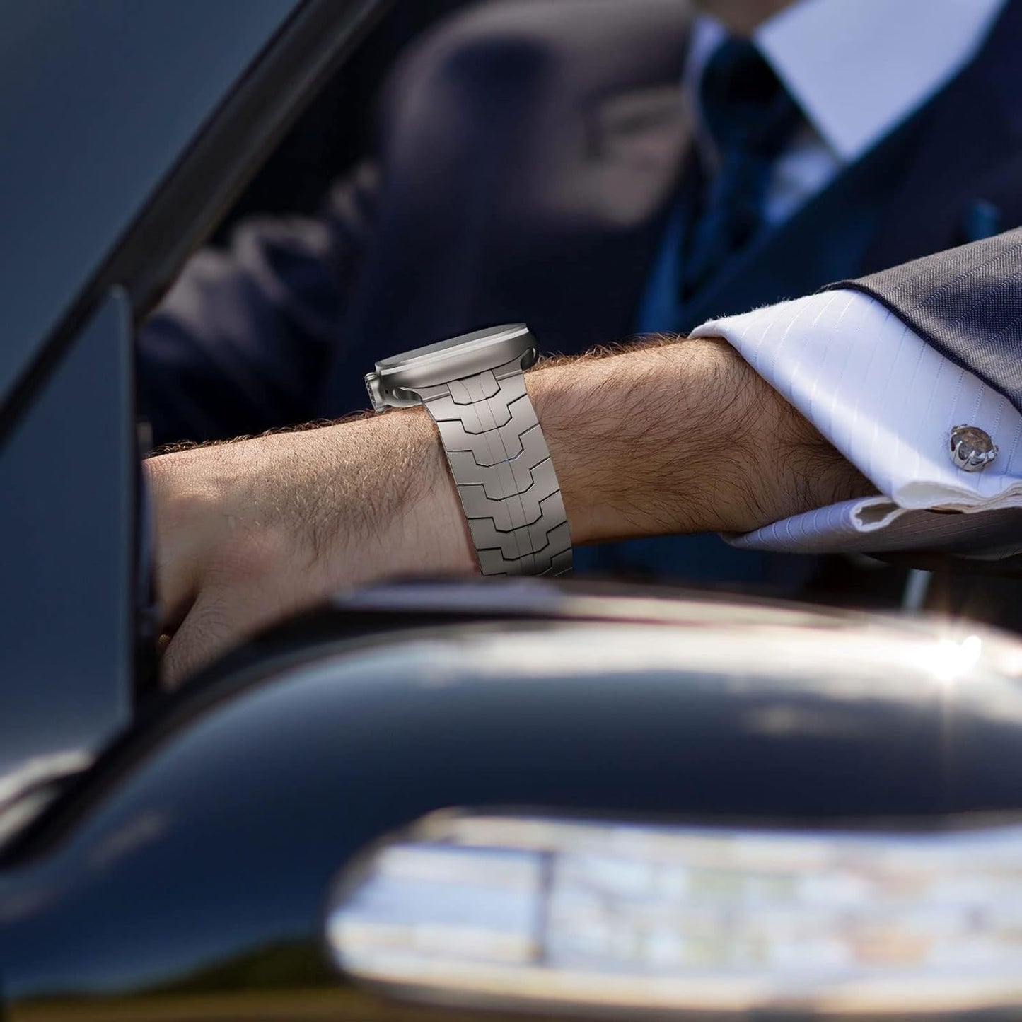 Apfelboos Apple Watch Echt Titan Ersatzarmband