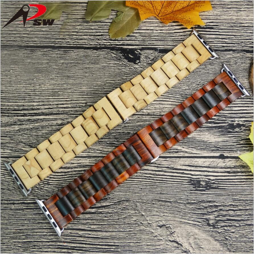 Apfelboos Apple Watch Echt Holz Armband
