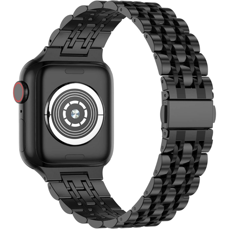 Apfelboos Apple Watch Edelstahl Armband 4 Link