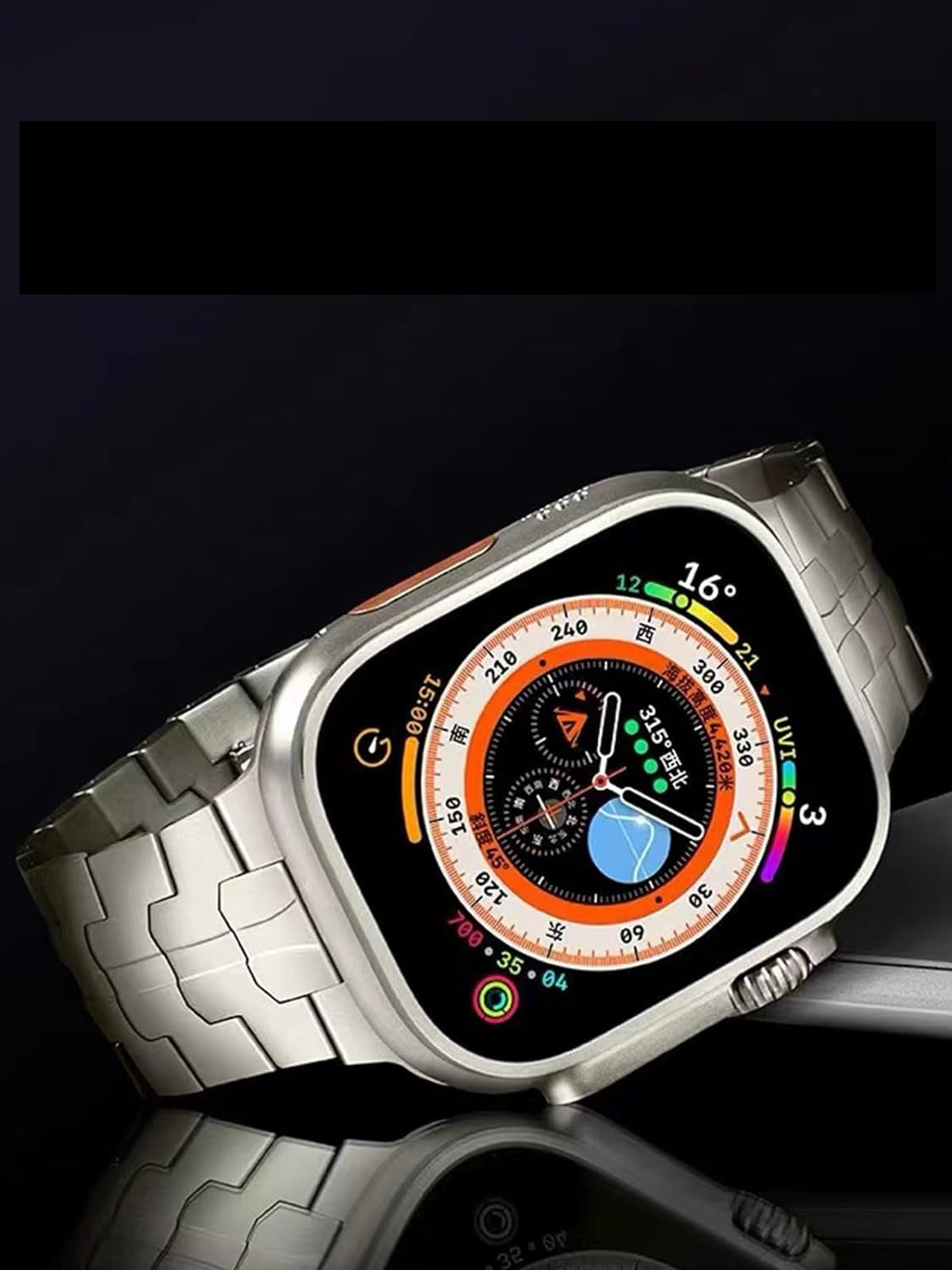 Apfelboos Apple Watch Echt Titan Ersatzarmband