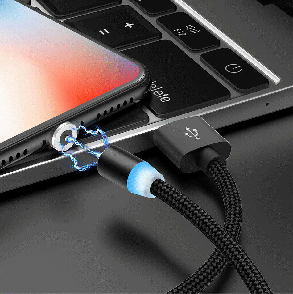 3 in1 Ladekabel Magnet iPhone Samsung