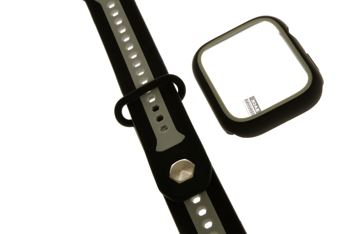 Apple Watch Silikon Sport Armband inkl. Case Bumper Hülle 42 44 45 mm