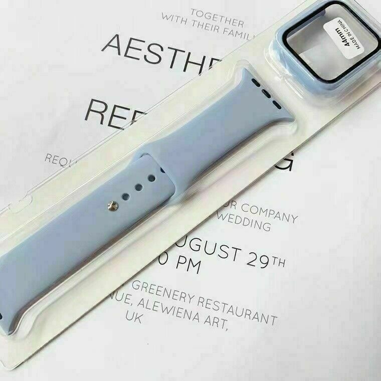 Apple Watch Ultra / Ultra2 Silikon Sport Armband inkl. Case Bumper Hülle