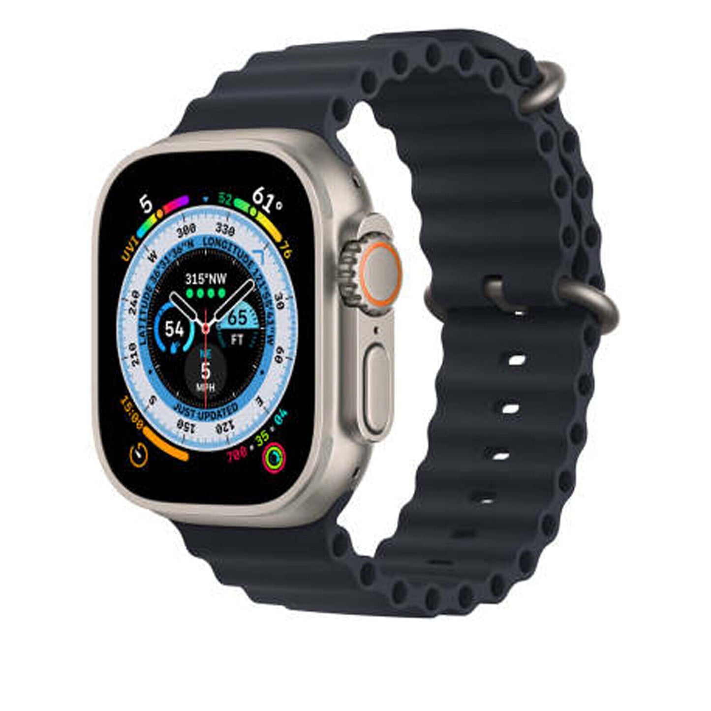 Silikon Sport Armband OCEAN LOOP für Apple Watch Ultra / Ultra2 49mm