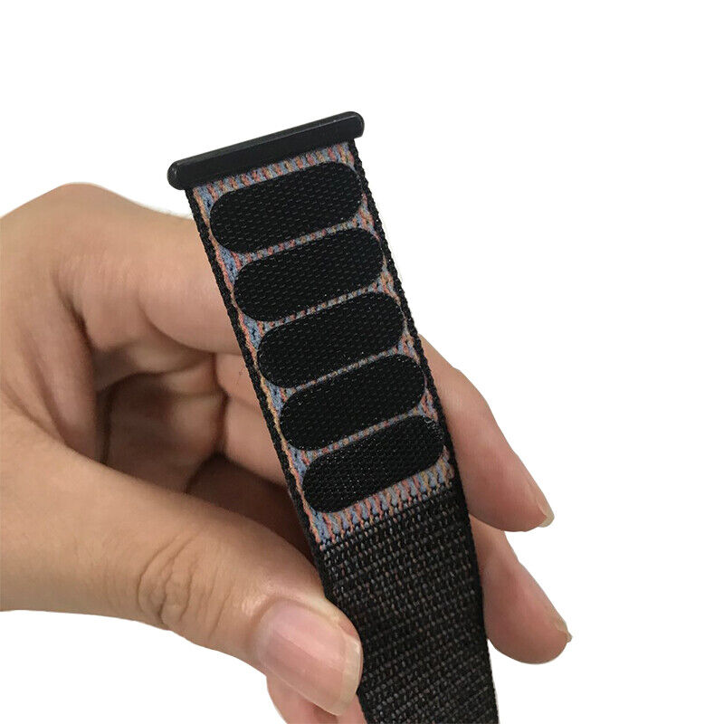 Nylon Sport Loop Armband für Apple Watch 42 44 45 46 Serie 1 -10