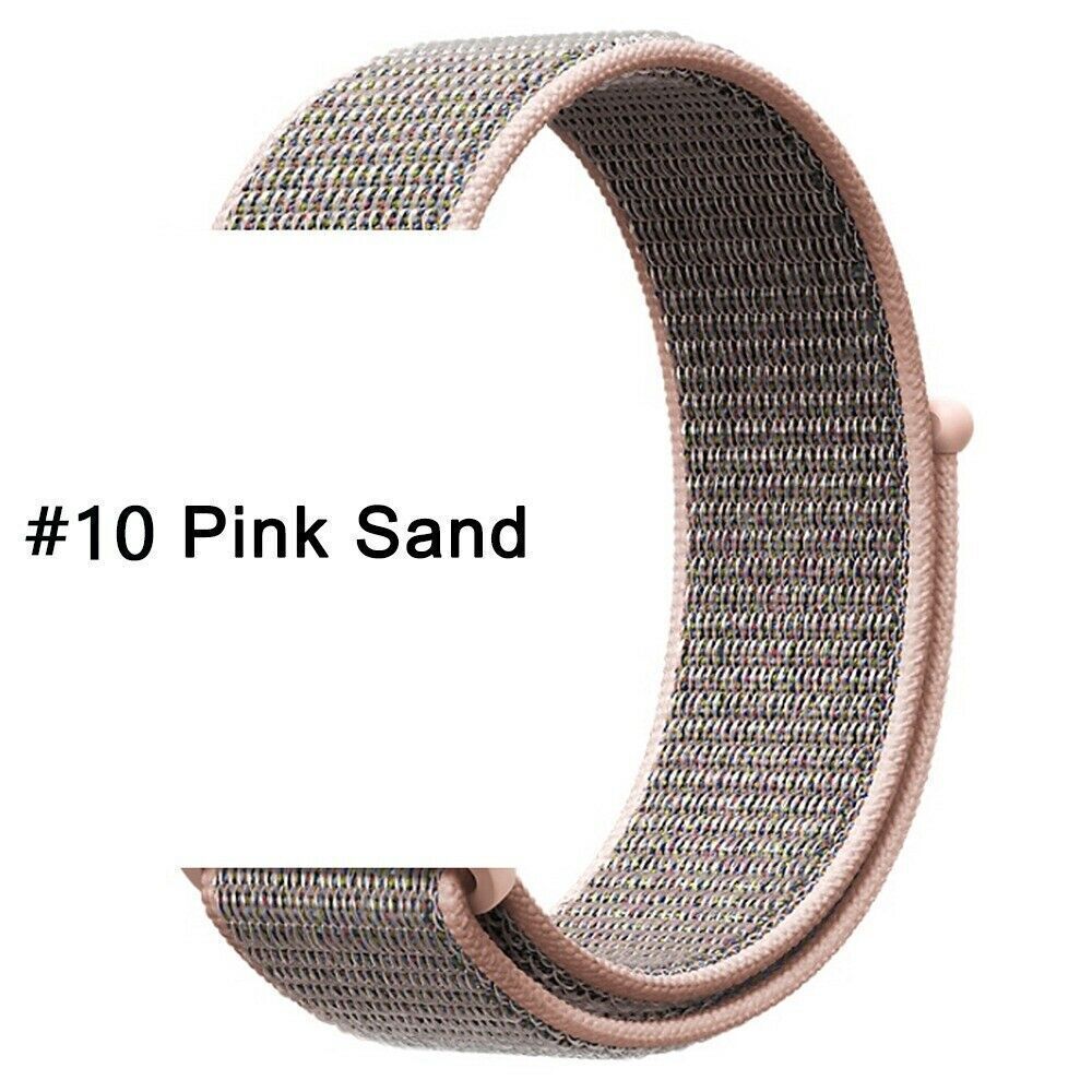 Nylon Sport Loop Armband für Apple Watch 38 40 41 42 Serie 1 - 10