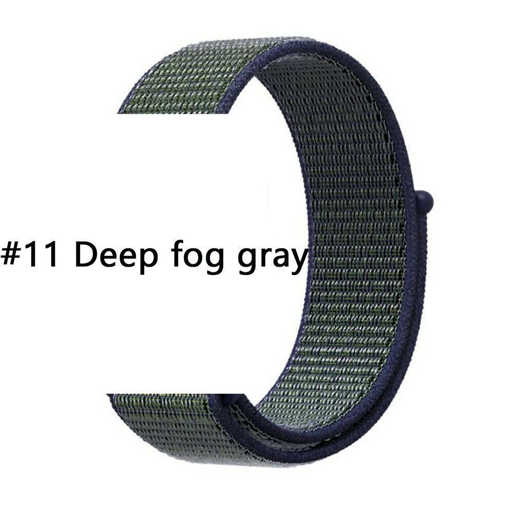 Nylon Sport Loop Armband für Apple Watch 38 40 41 42 Serie 1 - 10