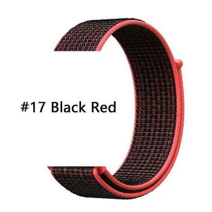 Nylon Sport Loop Armband für Apple Watch 38 40 41 42 Serie 1 - 10