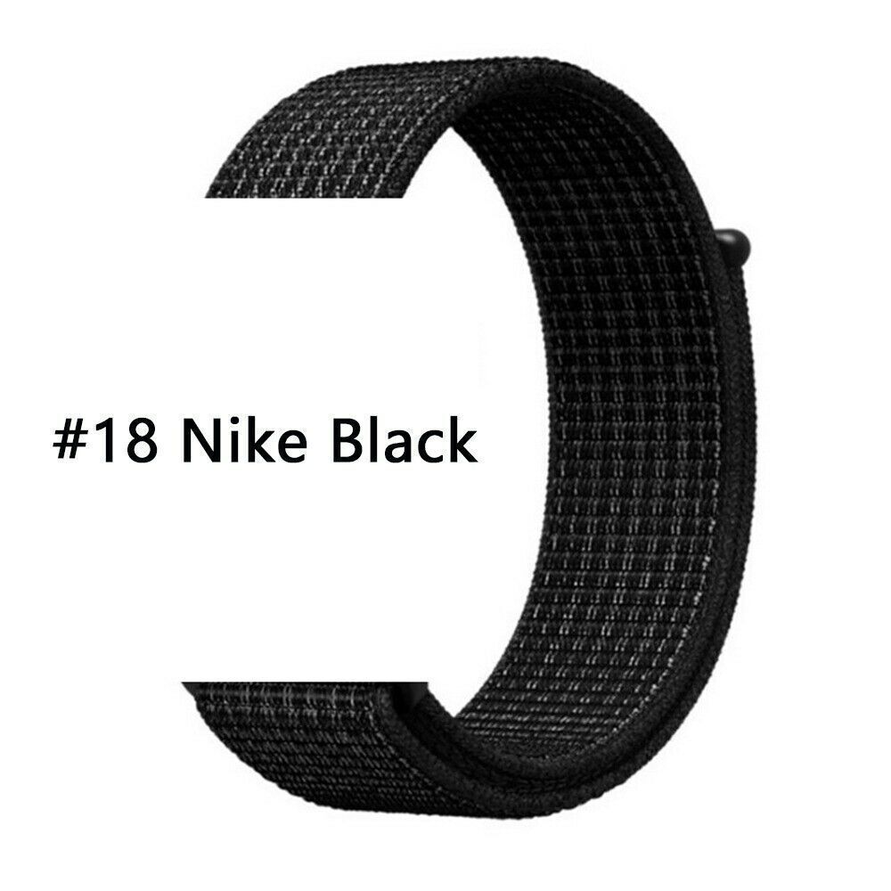 Nylon Sport Loop Armband für Apple Watch 38 40 41 42 Serie 1 - 10