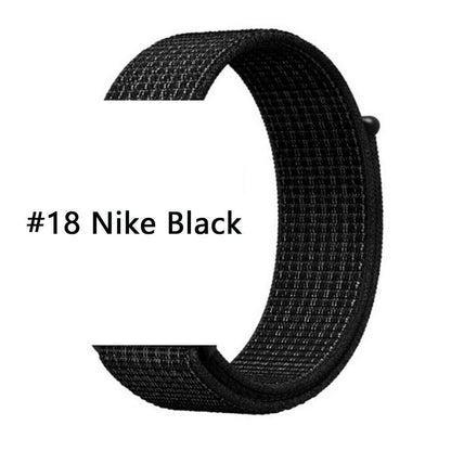 Nylon Sport Loop Armband für Apple Watch 38 40 41 42 Serie 1 - 10