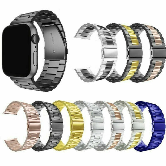 Apple Watch Edelstahl Armband 38 40 41 42 mm Serie 1 -10