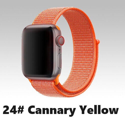 Nylon Sport Loop Armband für Apple Watch 38 40 41 42 Serie 1 - 10