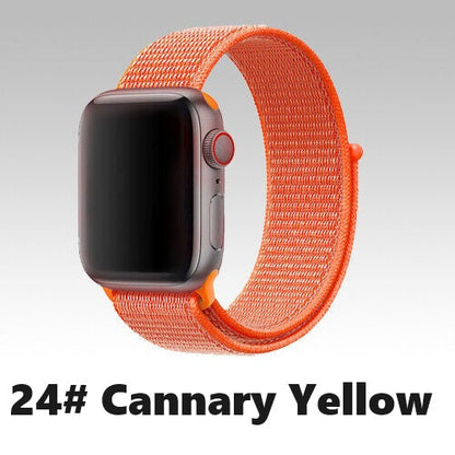 Nylon Sport Loop Armband für Apple Watch 38 40 41 42 Serie 1 - 10