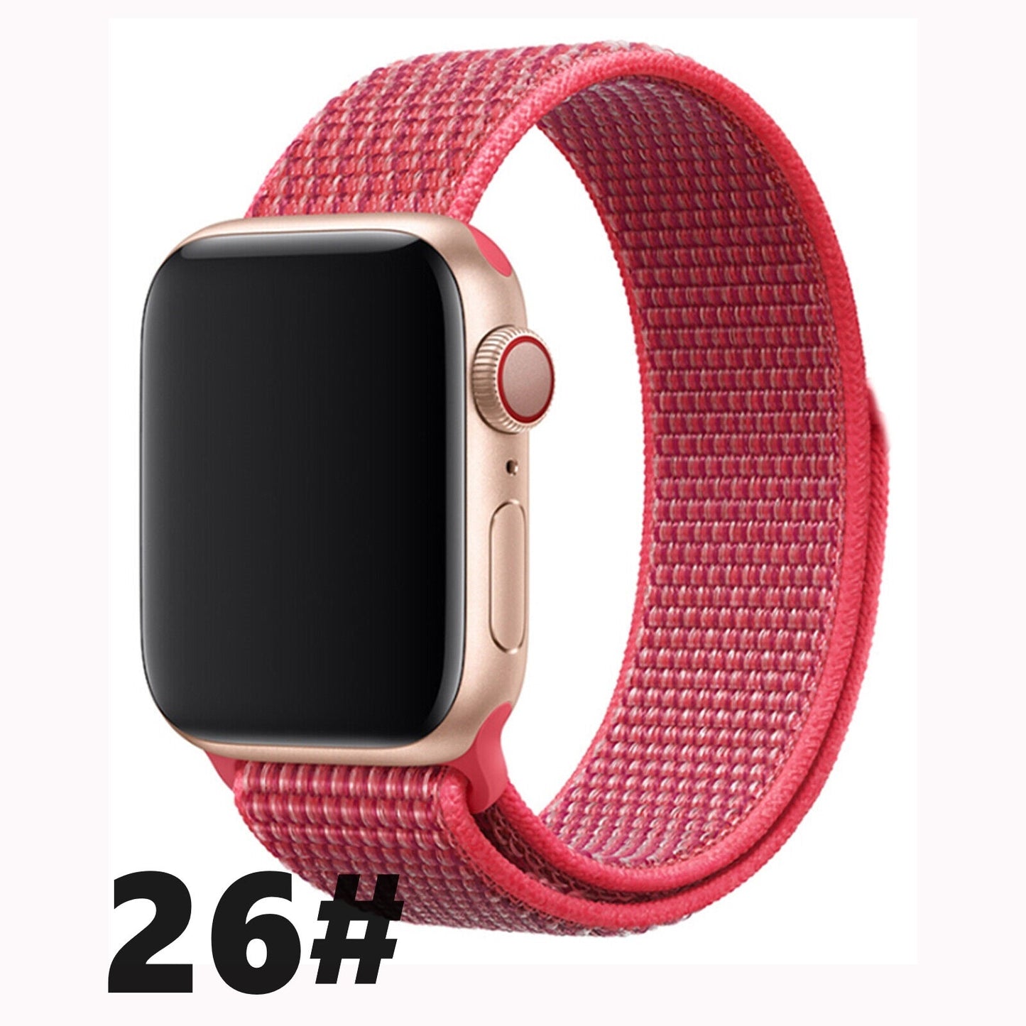 Nylon Sport Loop Armband für Apple Watch 38 40 41 42 Serie 1 - 10