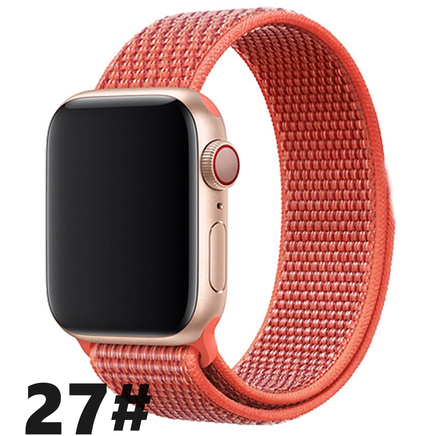 Nylon Sport Loop Armband für Apple Watch 38 40 41 42 Serie 1 - 10