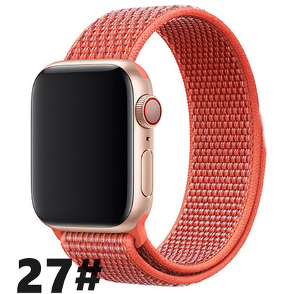 Nylon Sport Loop Armband für Apple Watch 38 40 41 42 Serie 1 - 10