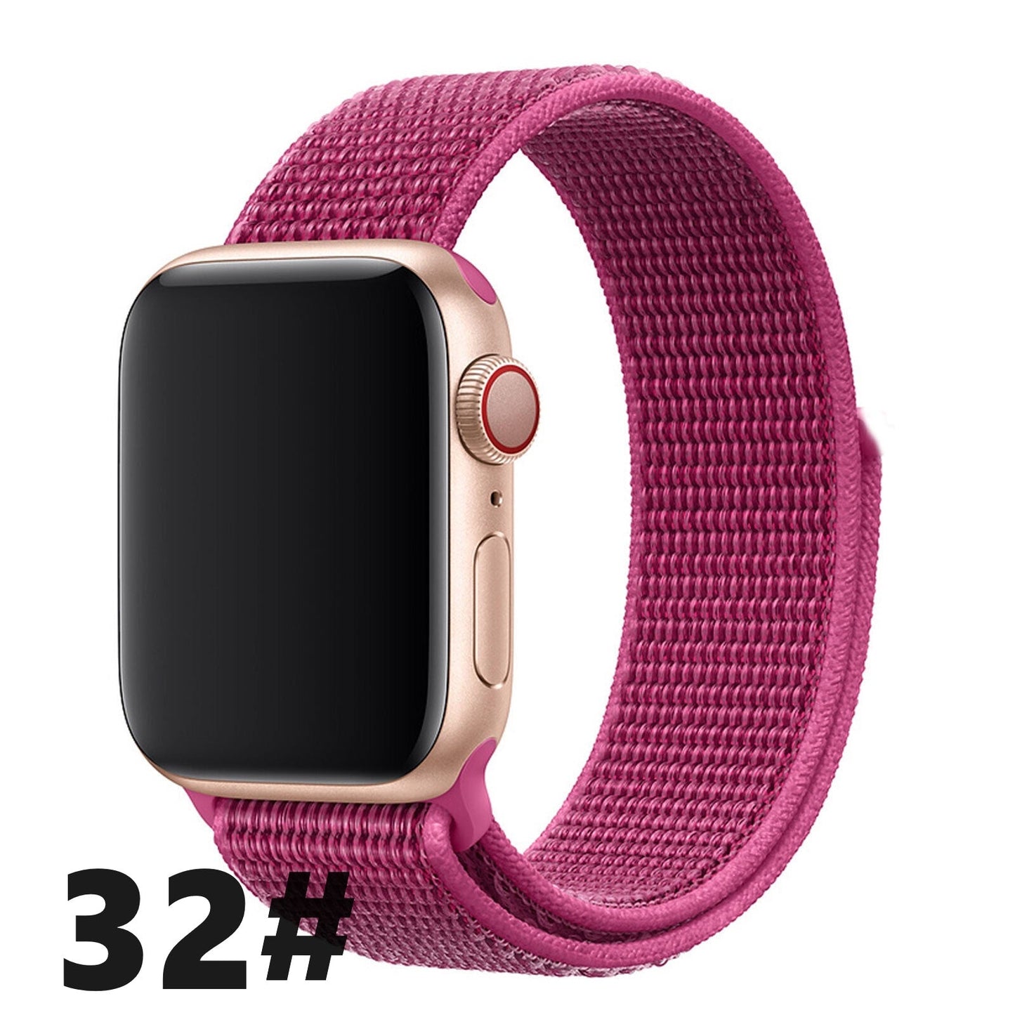 Nylon Sport Loop Armband für Apple Watch 38 40 41 42 Serie 1 - 10