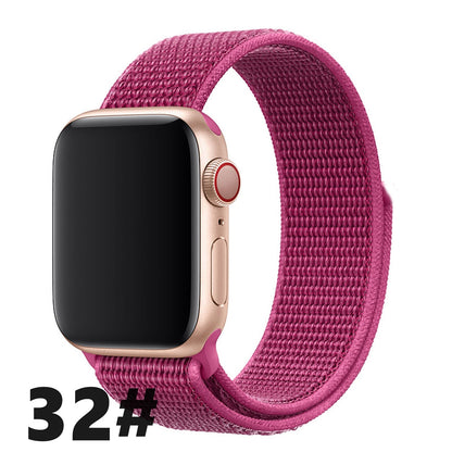 Nylon Sport Loop Armband für Apple Watch 38 40 41 42 Serie 1 - 10