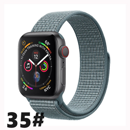 Nylon Sport Loop Armband für Apple Watch 38 40 41 42 Serie 1 - 10
