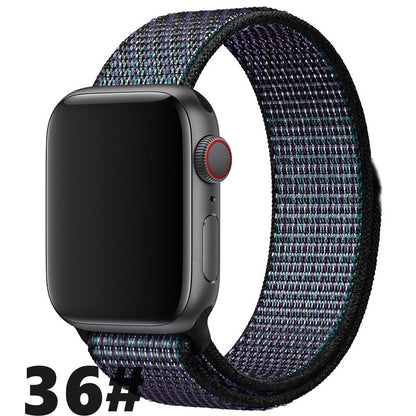 Nylon Sport Loop Armband für Apple Watch 42 44 45 46 Serie 1 -10