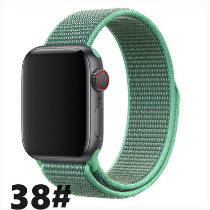 Nylon Sport Loop Armband für Apple Watch 38 40 41 42 Serie 1 - 10