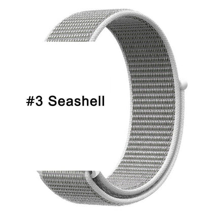 Nylon Sport Loop Armband für Apple Watch 38 40 41 42 Serie 1 - 10