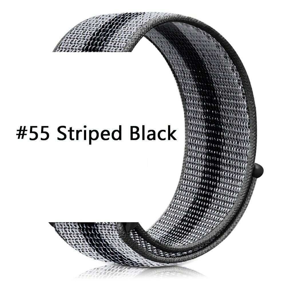 Nylon Sport Loop Armband für Apple Watch 38 40 41 42 Serie 1 - 10
