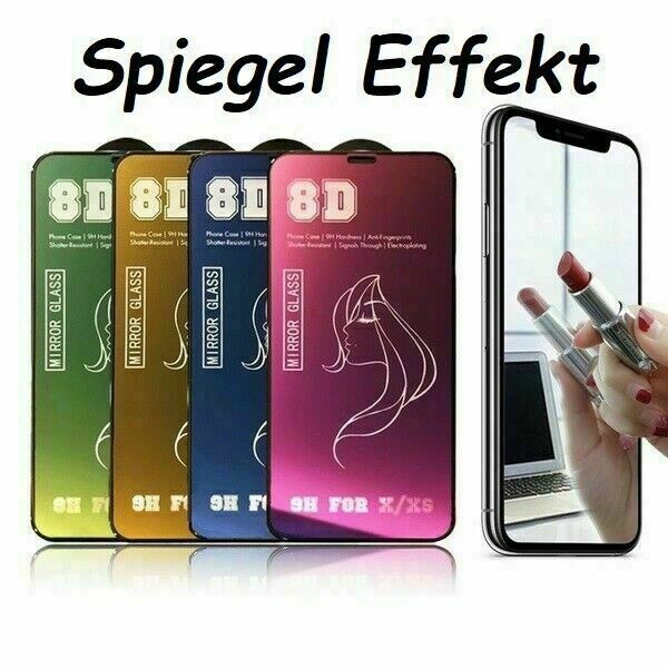 3D Panzer Schutzglas Spiegeleffekt iPhone 11 Pro Max Schutzglas