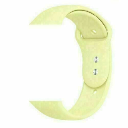 Apple Watch Silikon Sport Armband 42 44 45 46 mm Serie 1 - 10