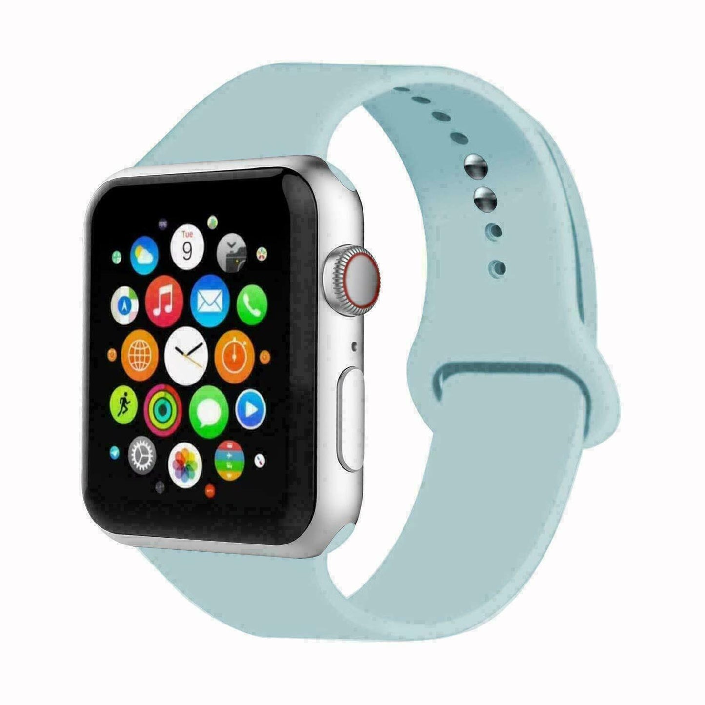 Apple Watch Silikon Sport Armband 38 40 41 42 Serie 1 -10