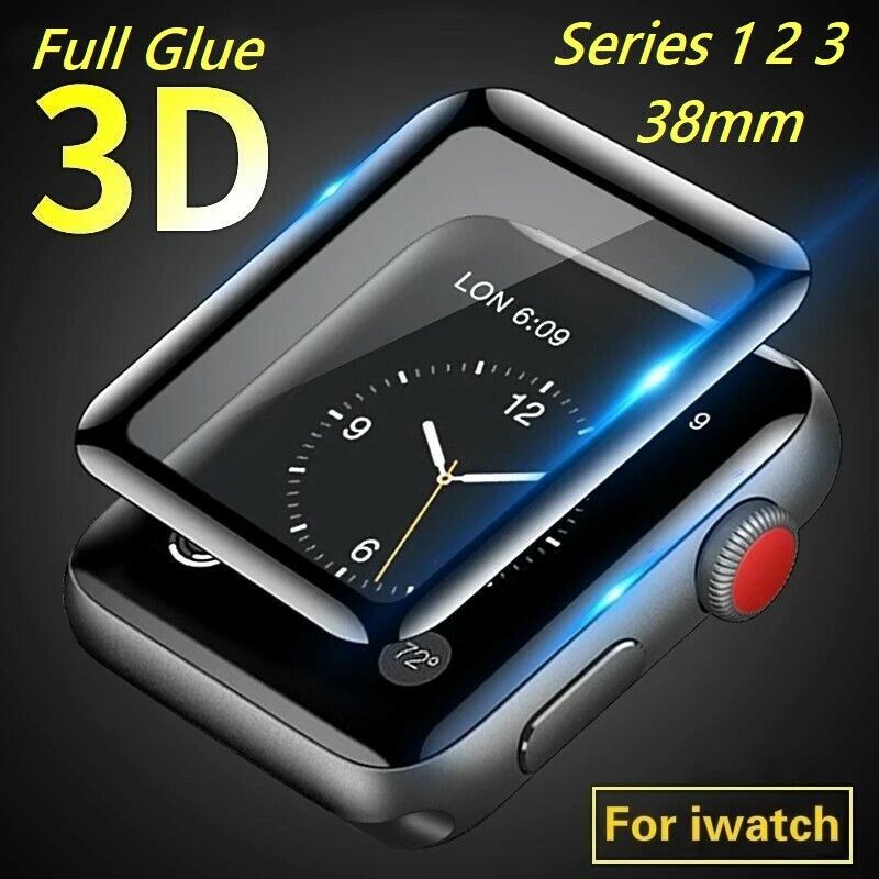 3D Apple Watch Series 1 / 2 / 3 für 38mm Panzerfolie