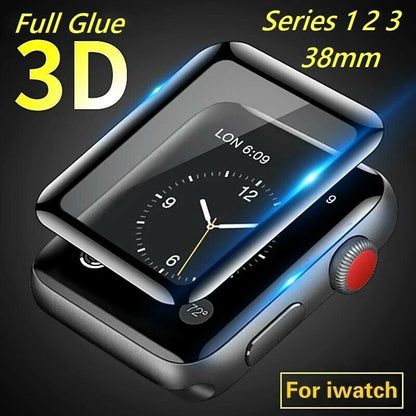 3D Apple Watch Series 1 / 2 / 3 für 38mm Panzerfolie