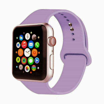 Apple Watch Silikon Sport Armband 42 44 45 46 mm Serie 1 - 10