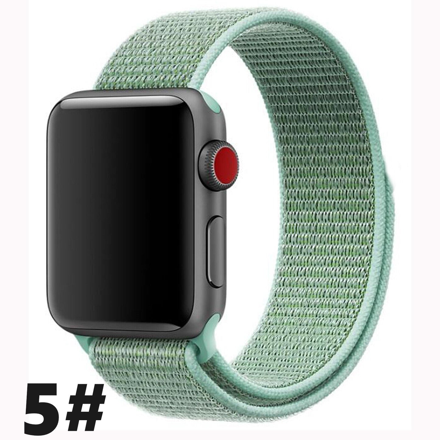 Nylon Sport Loop Armband für Apple Watch 38 40 41 42 Serie 1 - 10