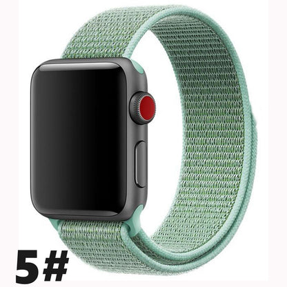 Nylon Sport Loop Armband für Apple Watch 38 40 41 42 Serie 1 - 10