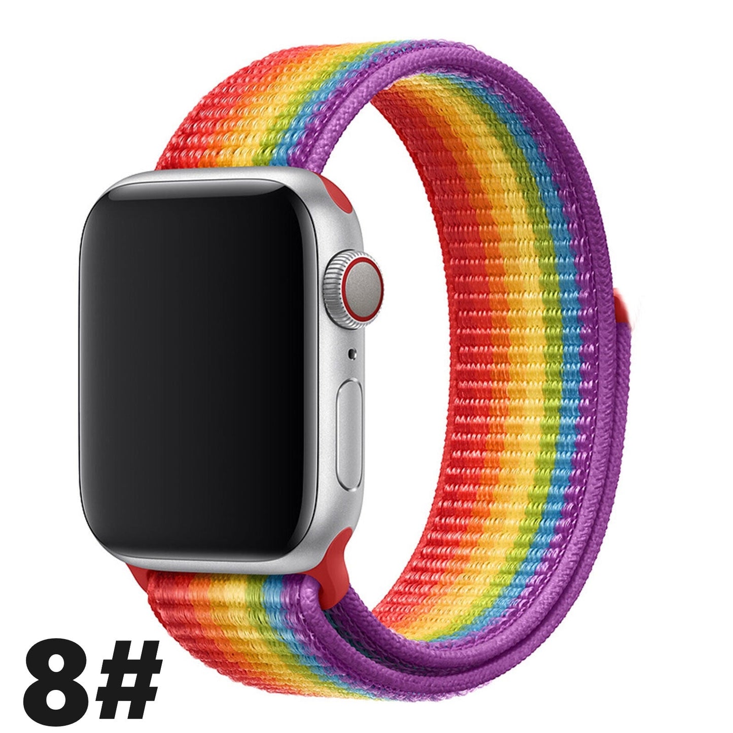 Nylon Sport Loop Armband für Apple Watch 38 40 41 42 Serie 1 - 10
