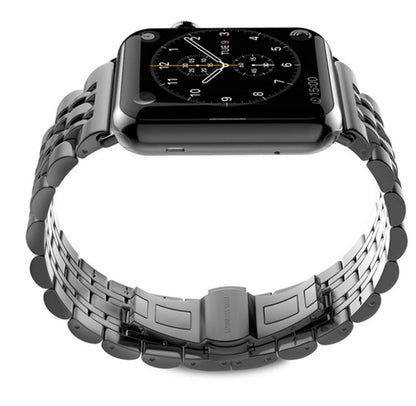 Apfelboos Apple Watch Edelstahl Armband 4 Link