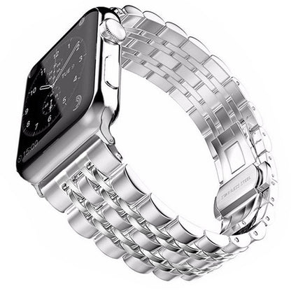 Apfelboos Apple Watch Edelstahl Armband 4 Link