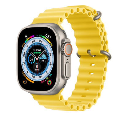 Silikon Sport Armband OCEAN LOOP für Apple Watch 1-10 Ultra - 42mm -46mm