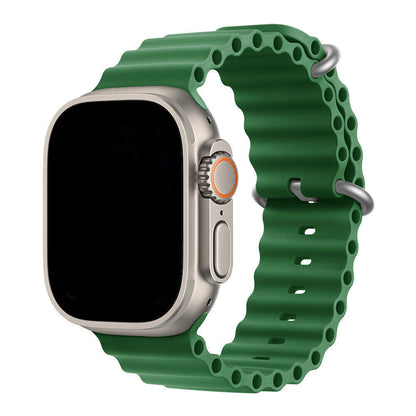 Silikon Sport Armband OCEAN LOOP für Apple Watch 1-10 Ultra - 42mm -46mm