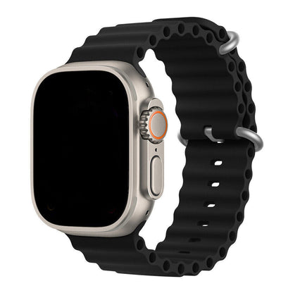 Silikon Sport Armband OCEAN LOOP für Apple Watch 1-10 Ultra - 42mm -46mm