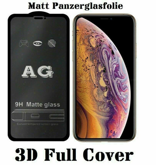 3D Matt Schutzglas iPhone 14 | Pro | Max | Plus Hartglas