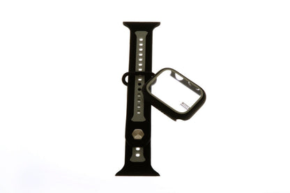 Apple Watch Silikon Sport Armband inkl. Case Bumper Hülle 38 40 41 mm