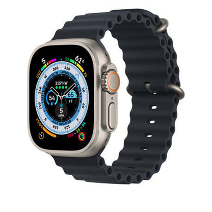 Silikon Sport Armband OCEAN LOOP für Apple Watch 1-10 Ultra - 42mm -46mm